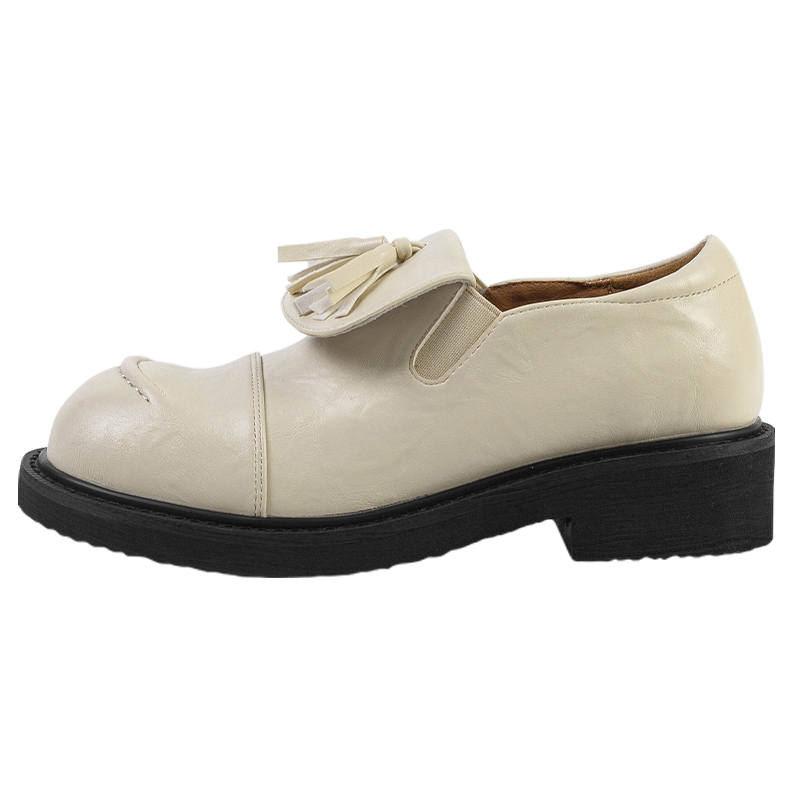 MIAOLV PU Synthetic Leather Loafers 4cm Women's