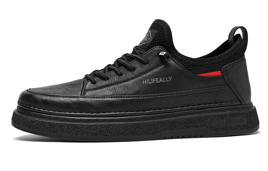 HLA Casual Shoes Men's Low Top Black/White
