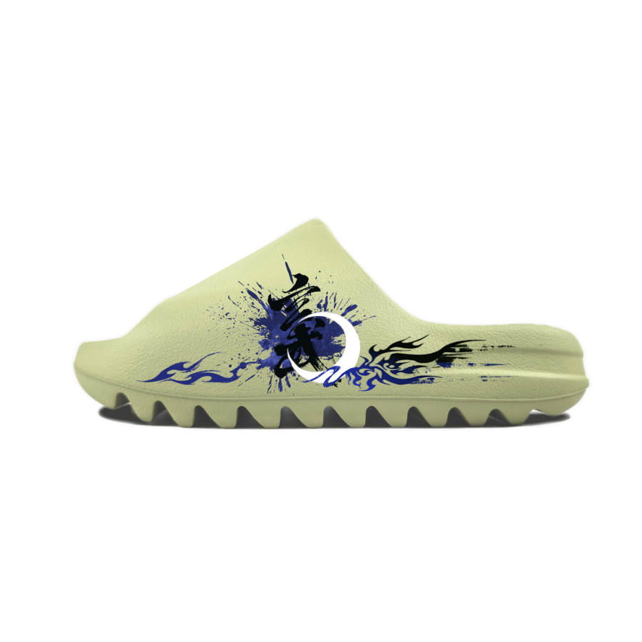 Adidas Originals Yeezy Slide EVA Slip Resistant Slide Slippers Unisex Green