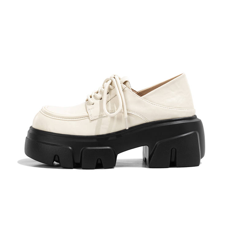 LAOMIAO Cow Leather Casual Shoes 7.5cm Women's