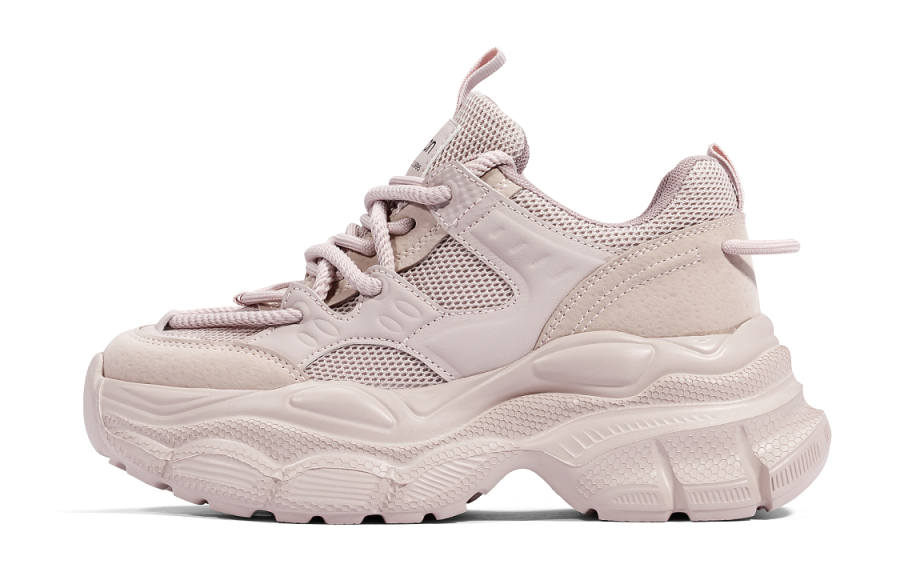 YEARCON Fabric Height Increasing Height Increasing Low top Chunky Sneakers Women's