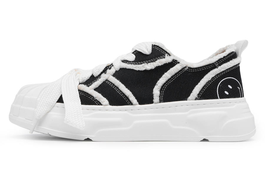 SMILEY SMILEY Fabric Low top Canvas Shoes Men's