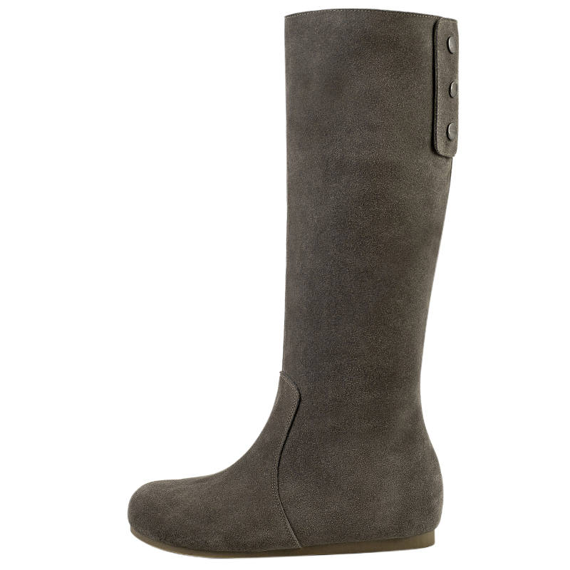 MIAOLV Cow Suede Knee high Boots Women's