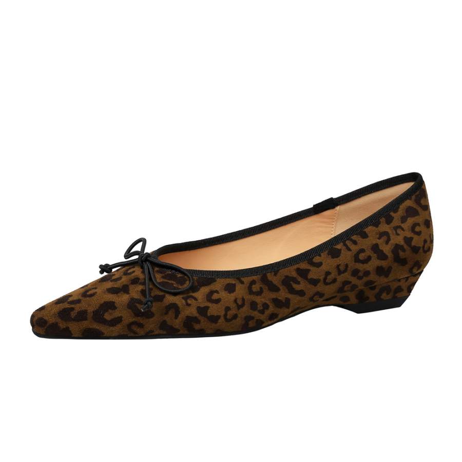 QITUMAUL Pu Casual Shoes Women's Leopard Print