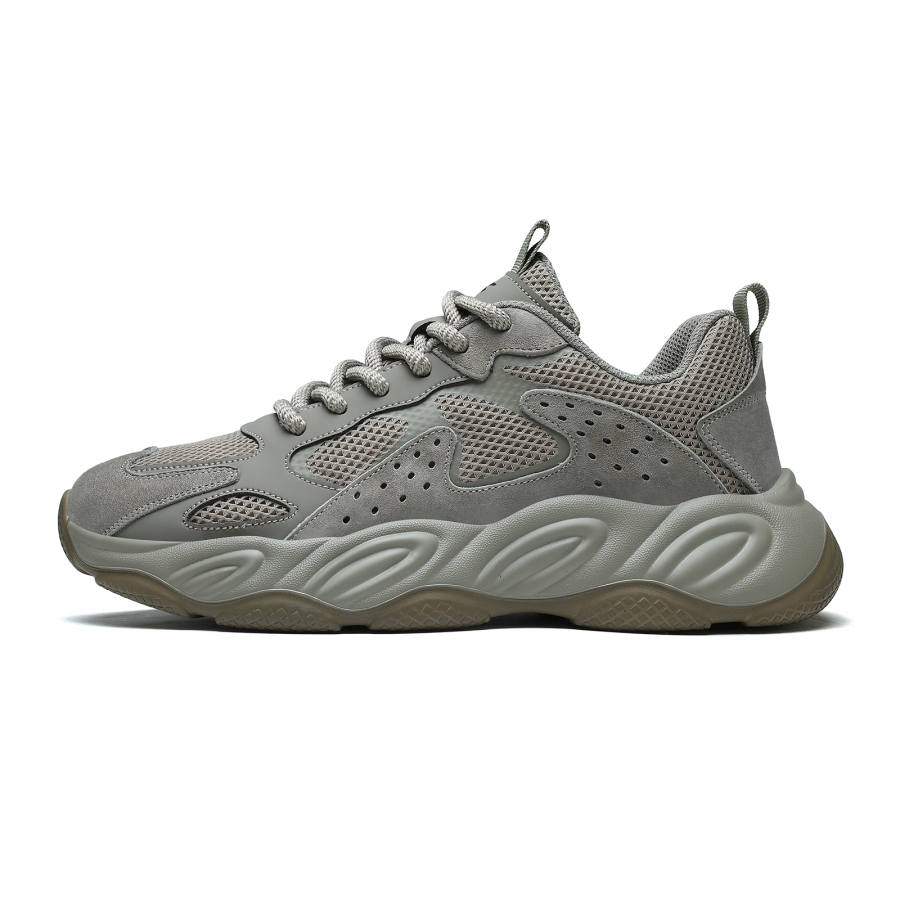 EDENBO Breathable Lightweight Height Increasing Breathable Lightweight Height Increasing Low top Casual Shoes Men's