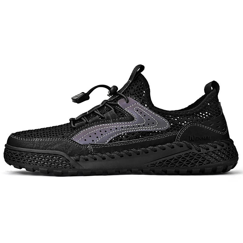 WENNAI Low top Casual Shoes Men's Black