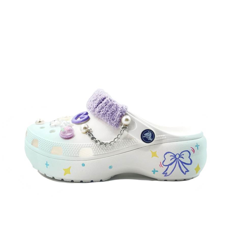 Crocs Crocs Classic Platform Clog EVA Clogs Unisex Green