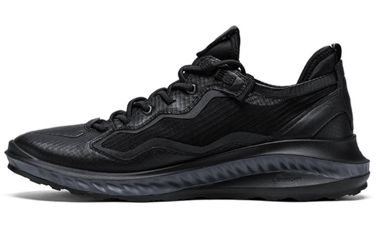 Ecco Fit For Action 360 Collection Lightweight Low top Running Shoes Men's Black Shoe Liner Cushioning