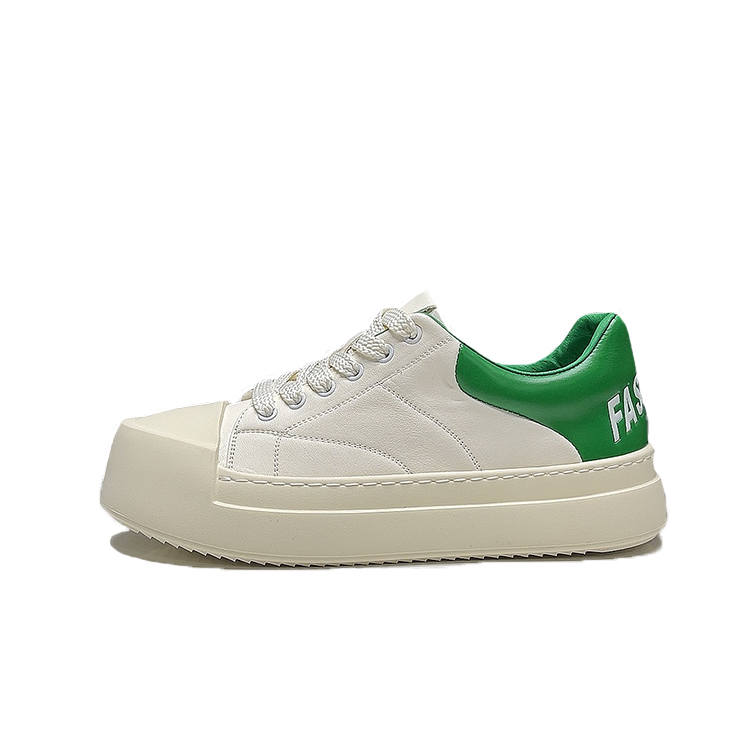 XIAOTOULANG Cow Split Leather Low top Skateboard Shoes Men's