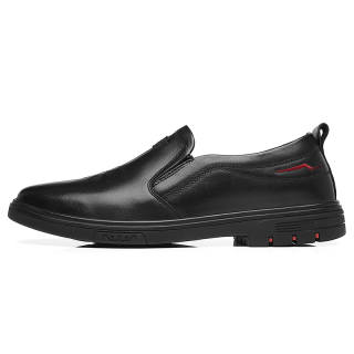 FANKE8°DU Cow Split Leather Casual Shoes Men's Black