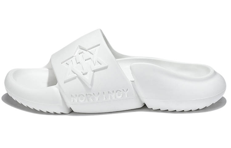 NORVINCY EVA Totem Slide Slippers Unisex White