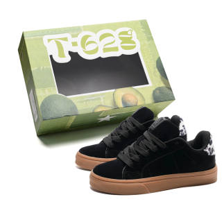 T628 Slip Resistant, Abrasion Resistant, Lightweight Low top Skateboard Shoes Unisex