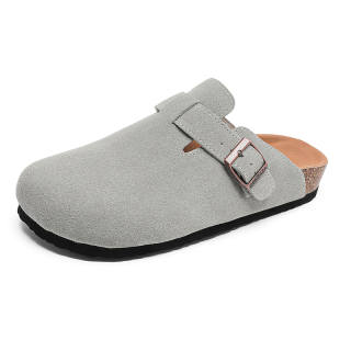 MPZY Odor Resistant Abrasion Resistant Odor Resistant, Abrasion Resistant Closed Toe Slippers Unisex Concrete Gray