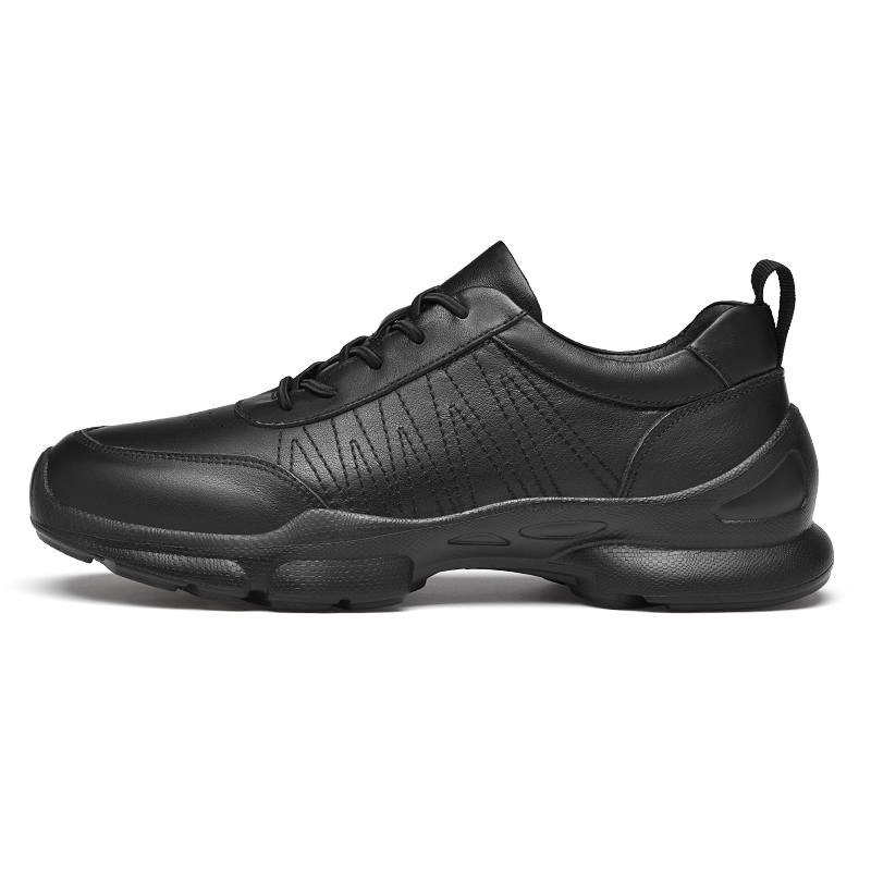 GONGNIULEITING Top Grain Cow Leather Low top Casual Shoes Men's