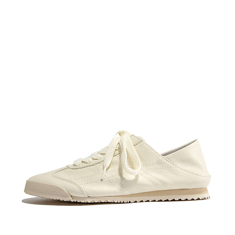 BELLALILY Cow Leather Low top Skateboard Shoes Women's