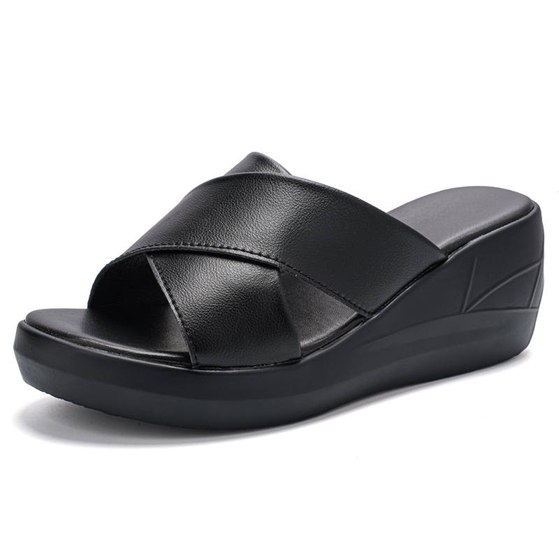 Reivantix Reivanti Slip Resistant Slide Slippers Women's Black
