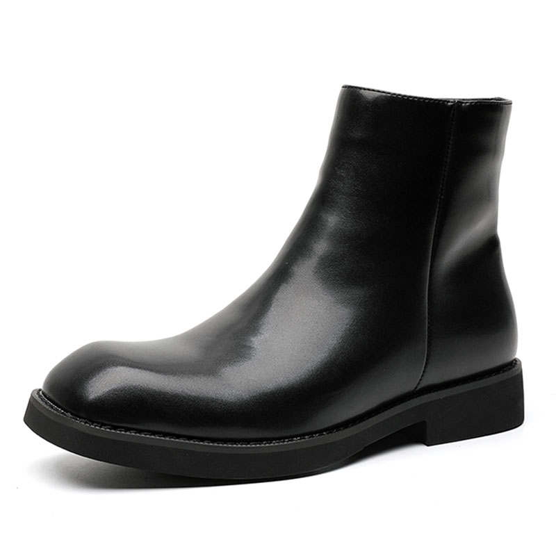 KAQIAODI Ankle Boots Men's Black