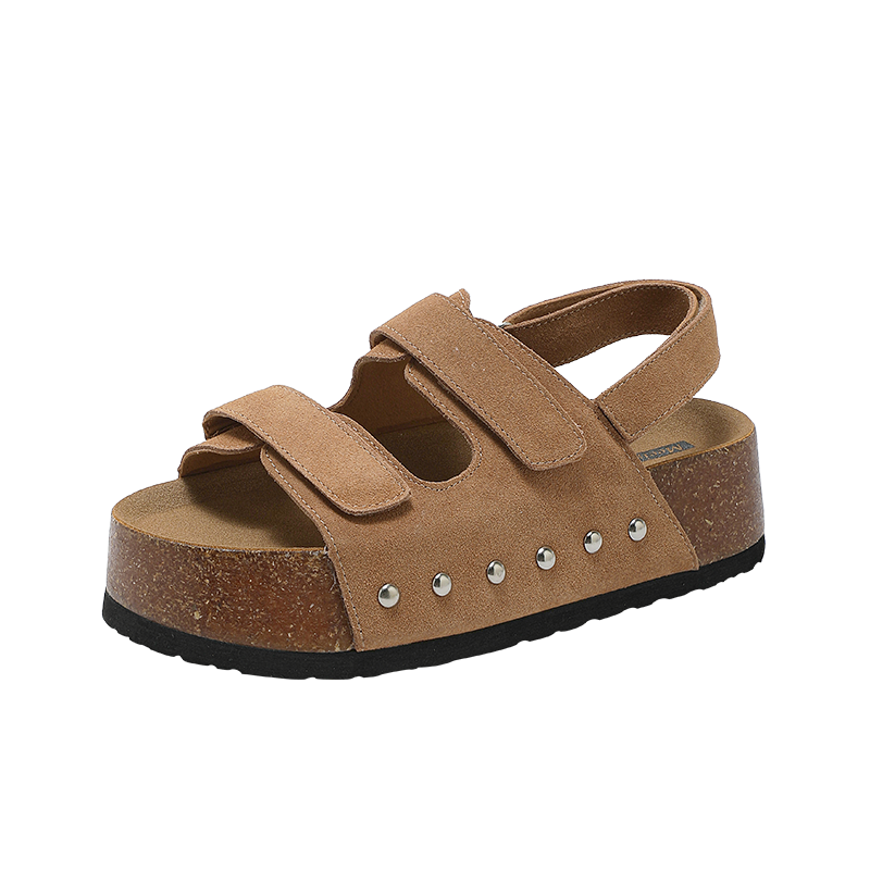 QINGZHUHU One Strap Sandals Women's