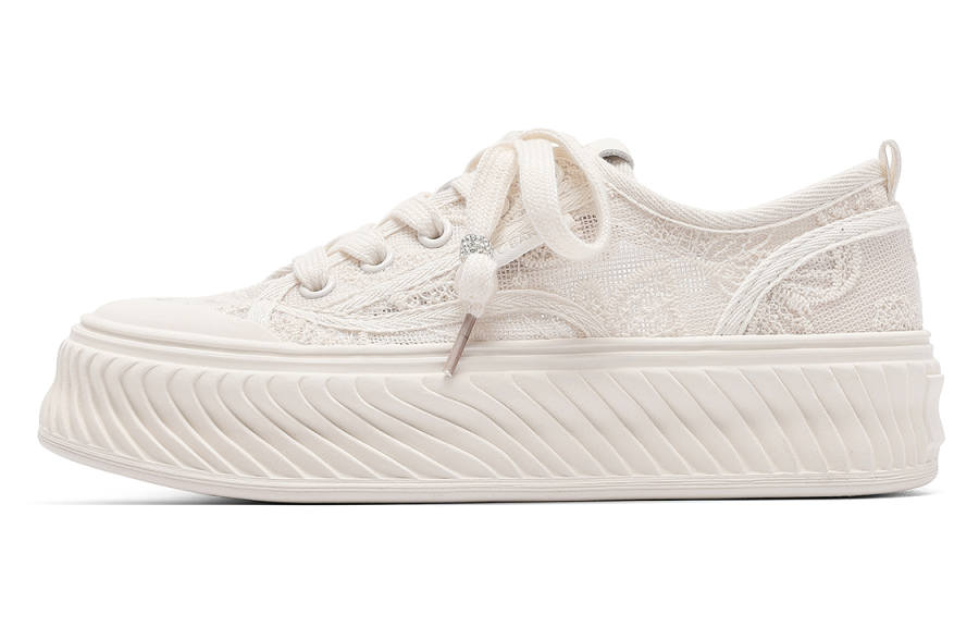 C°BANNER Low top Skateboard Shoes Women's Beige