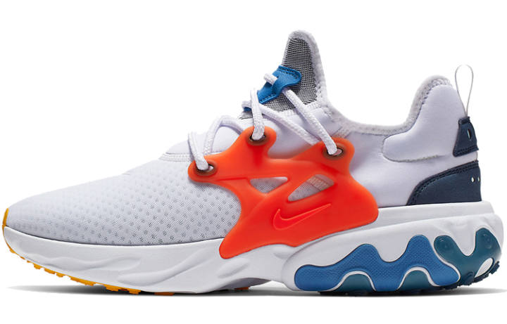 Nike Nike React Presto White Habanero Red Obsidian
