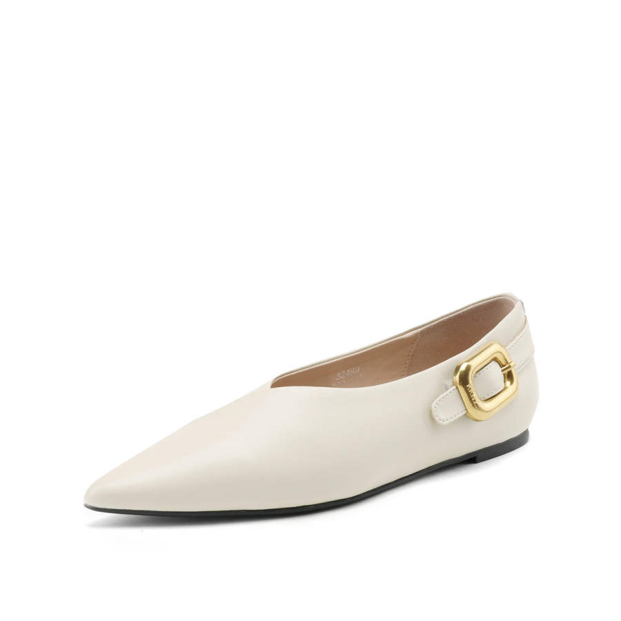 Mulinsen Sheepskin Casual Shoes Women's Beige