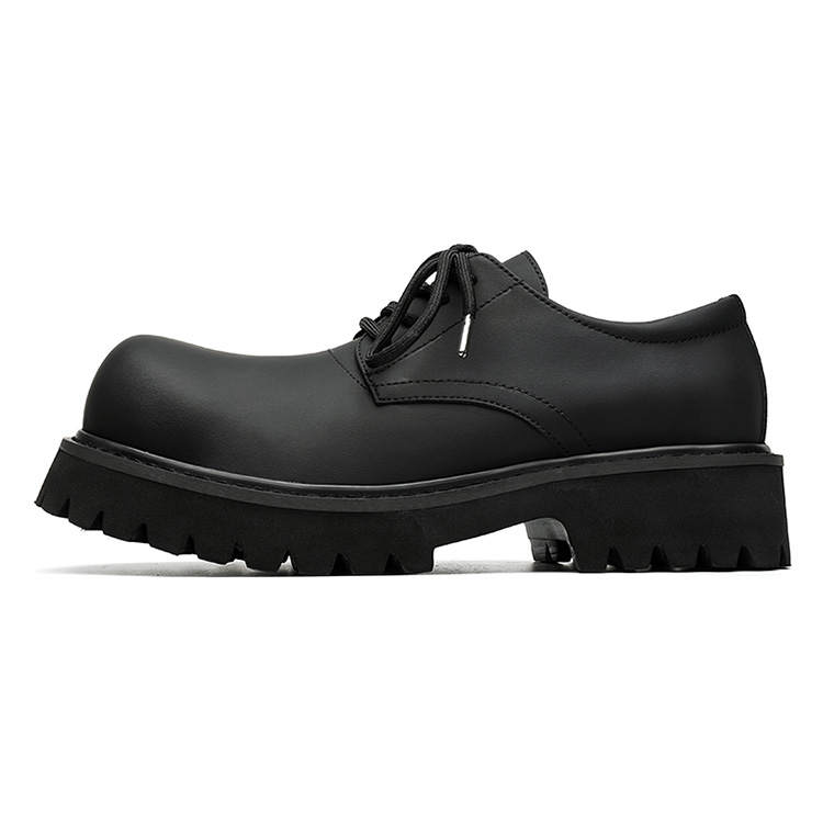 YEDANI Microfiber Leather Casual Shoes Men's Black
