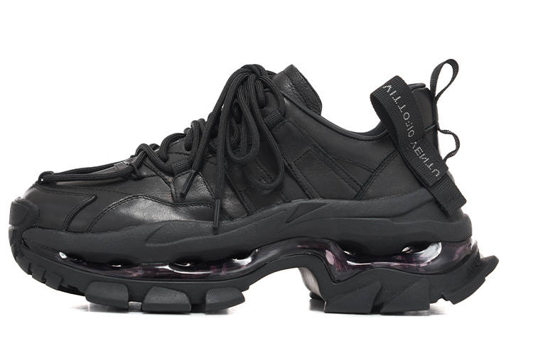VITTORIO VENTURA Chunky Sneakers Women's Low Top Black