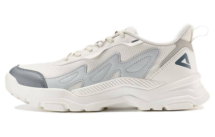 PEAK Textile, Synthetic Leather Slip Resistant, Abrasion Resistant, Breathable Low top Outdoor Shoes Men's Beige Gray