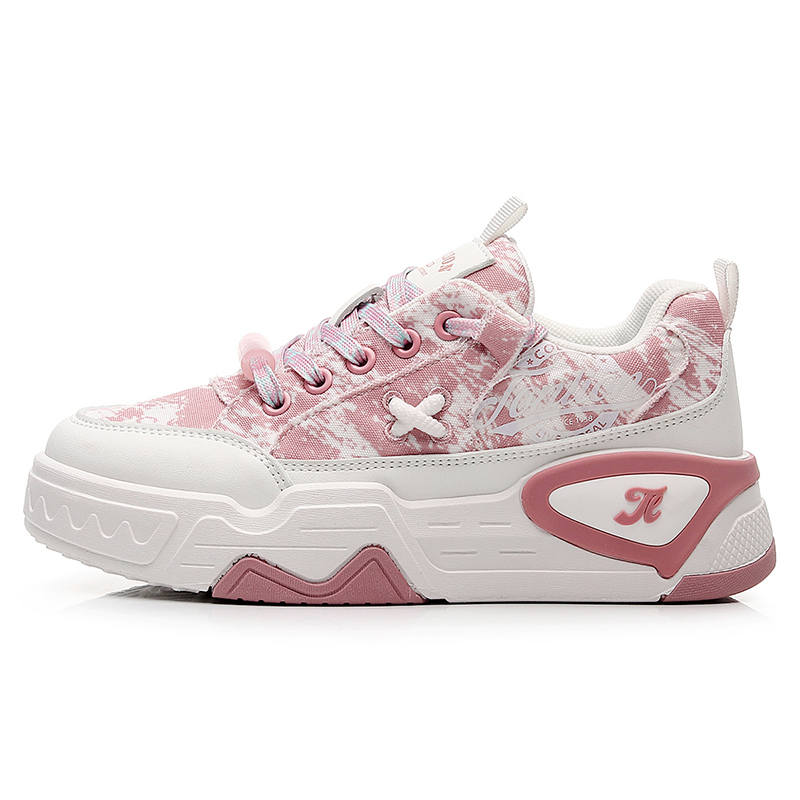 Tonlion Fabric Stylish Skateboarding Shoes Women's