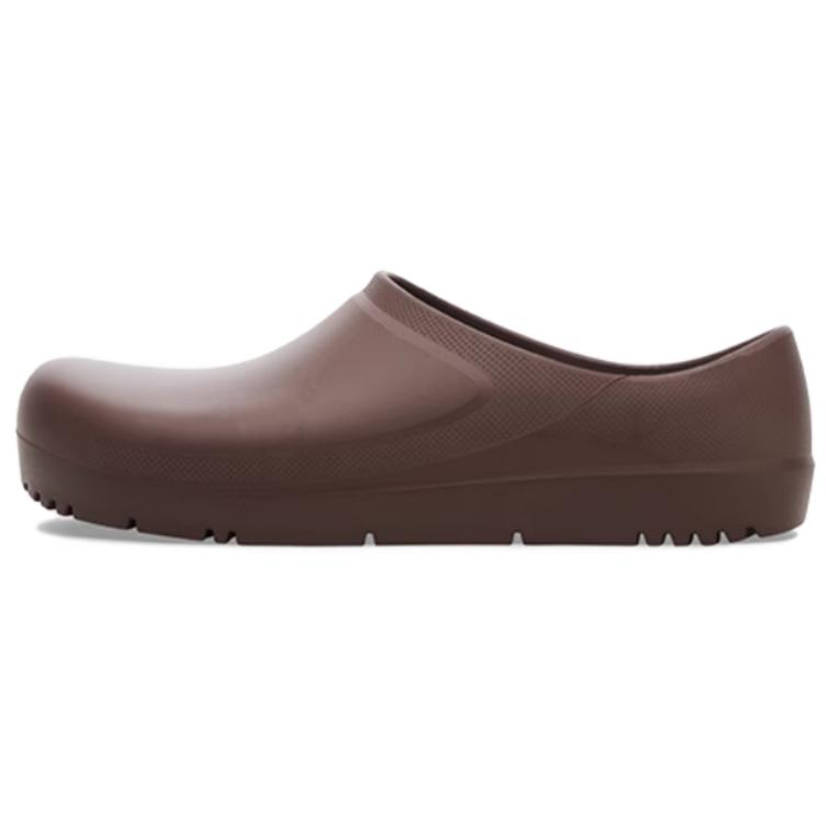 Birkenstock Closed Toe Slippers Unisex Brown Regular Loose Fit