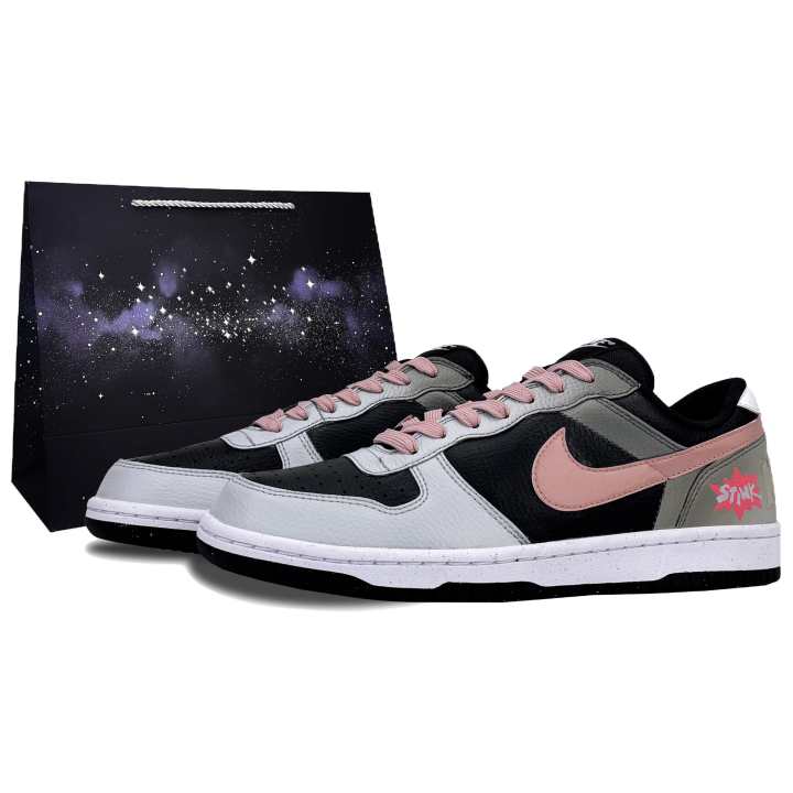 Nike Nike Big Abrasion Resistant Abrasion Resistant Low top Skateboard Shoes Men's Pink Brown