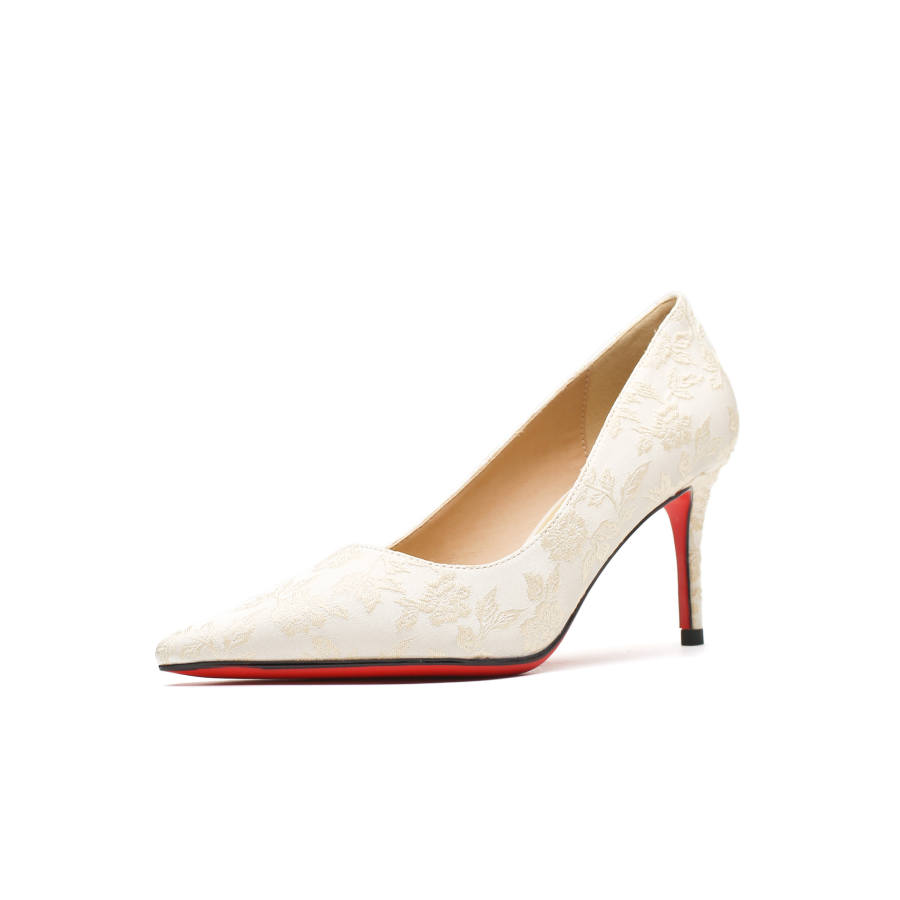 TATAYA Microfiber Leather Slim Heel High Heels Women's
