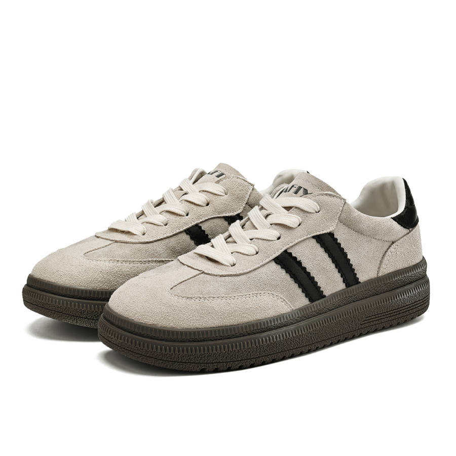 Safiya Synthetic Leather, Split Cow Leather Low top Skateboard Shoes Women's