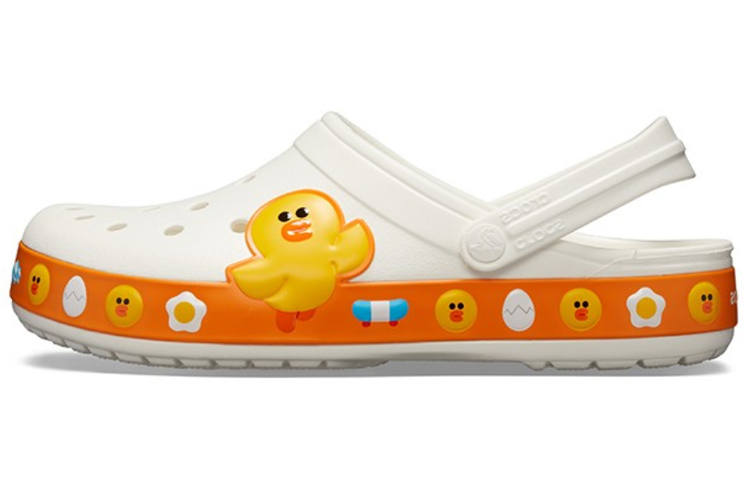 Crocs Crocs Classic Clog LINE FRIENDS EVA Clogs Unisex White Yellow