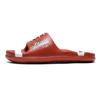 HZCP Ballspark x HZCP Slip Resistant Odor Resistant Abrasion Resistant Slide Slippers Unisex Orange Red