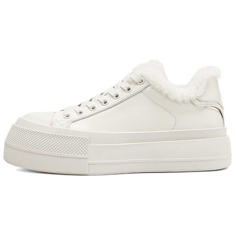 Rosa Bianca Top Grain Cow Leather Thermal Low top Skateboard Shoes Women's