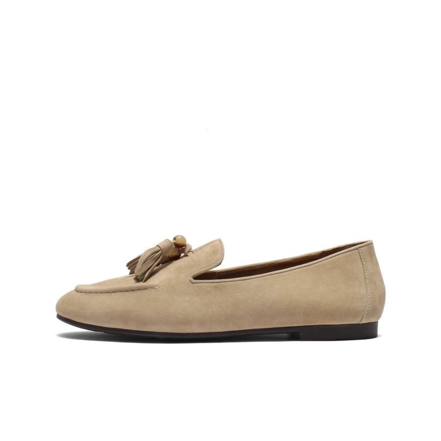 BELLE Loafers Women's Apricot/Brown