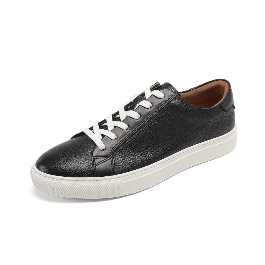 Devanro Devanro Top Grain Cow Leather Abrasion Resistant Breathable Low top Skateboard Shoes Men's