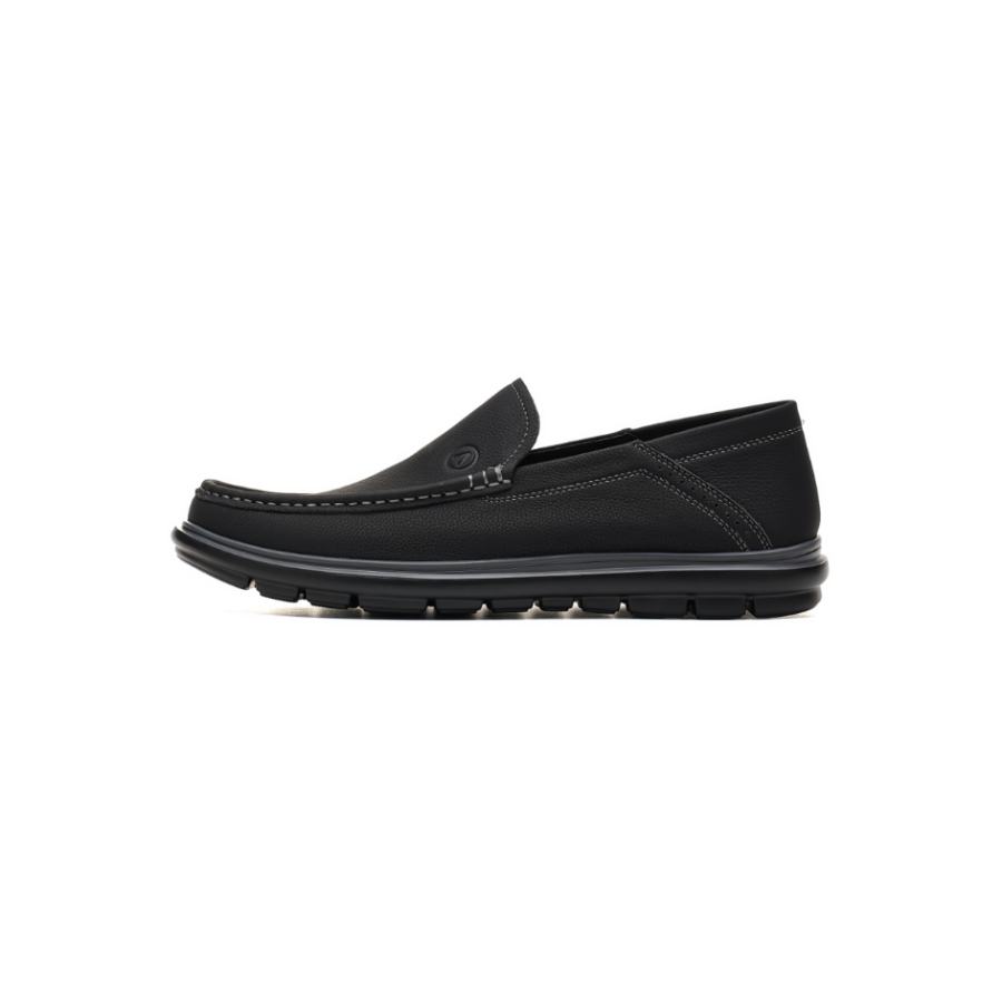 AOKANG Casual Leather Shoes Men's Black