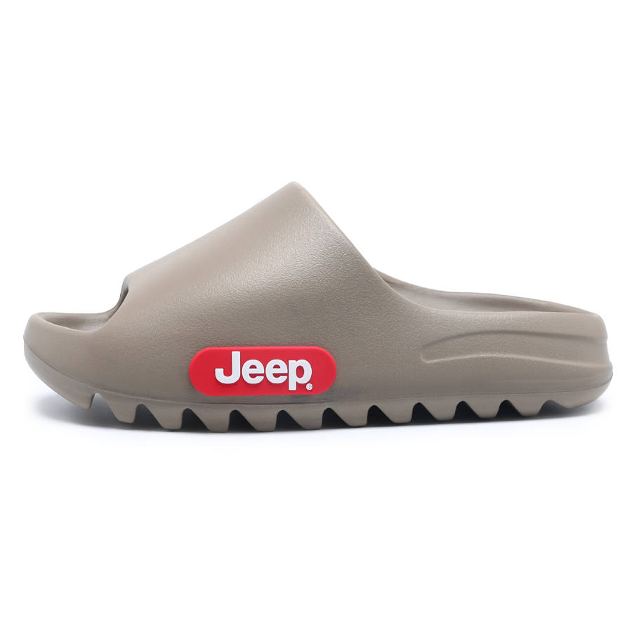 Jeep EVA Cushioning Slide Slippers Unisex Chocolate
