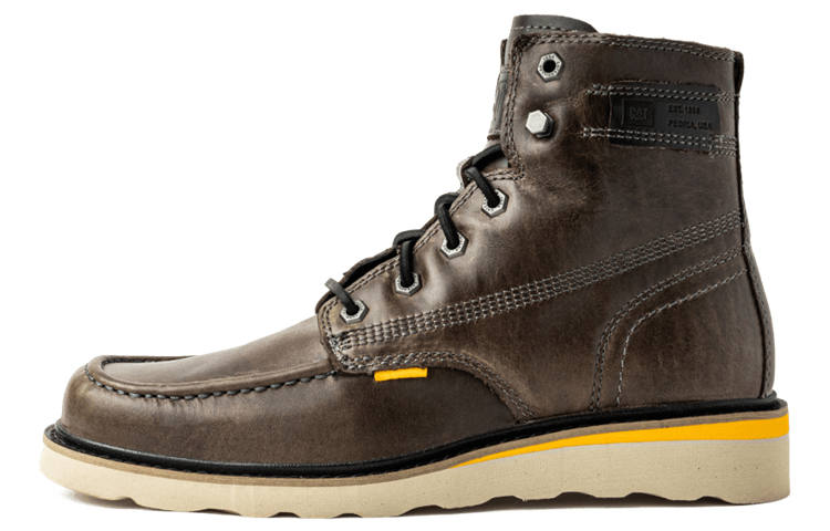 CAT Jackson Moc Ankle Length Outdoor Boots Men's Dark Gray