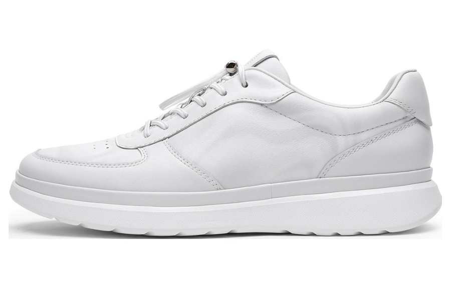 CROWN Cow Leather Abrasion Resistant Low top Casual Shoes Men's
