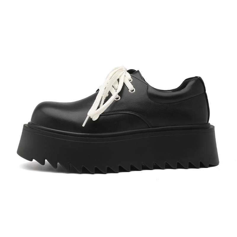 LUOMAIKE Microfiber Leather Casual Shoes Men's Black