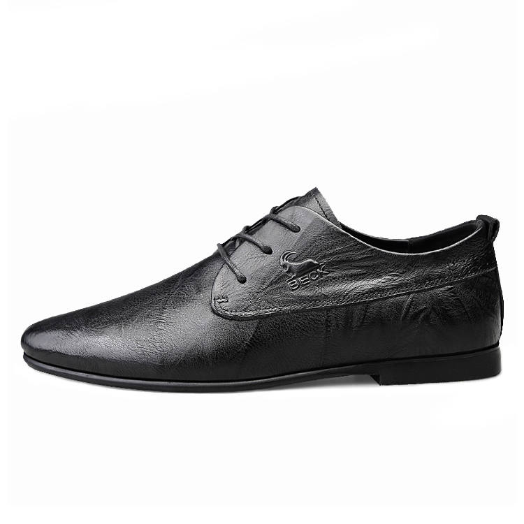 BECK Dress Shoes Men's Low Top Brown, Black