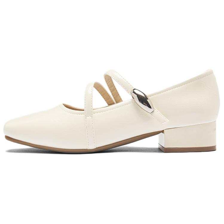 AGSDON Artificial Leather Mary Jane Shoes 3.5cm Women's