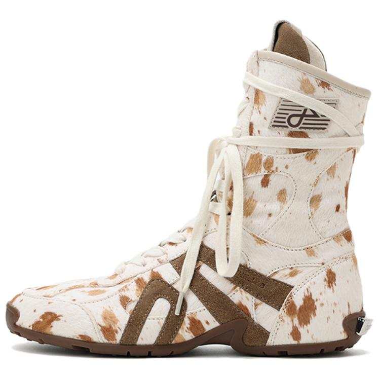 DAPHNE LAB DAPHNE LAB Candy Series Horsehair Ankle Boots Women's