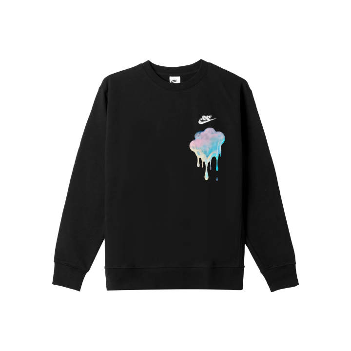 Nike Nike Sweatshirts Men's Black Crew Neck Moderate