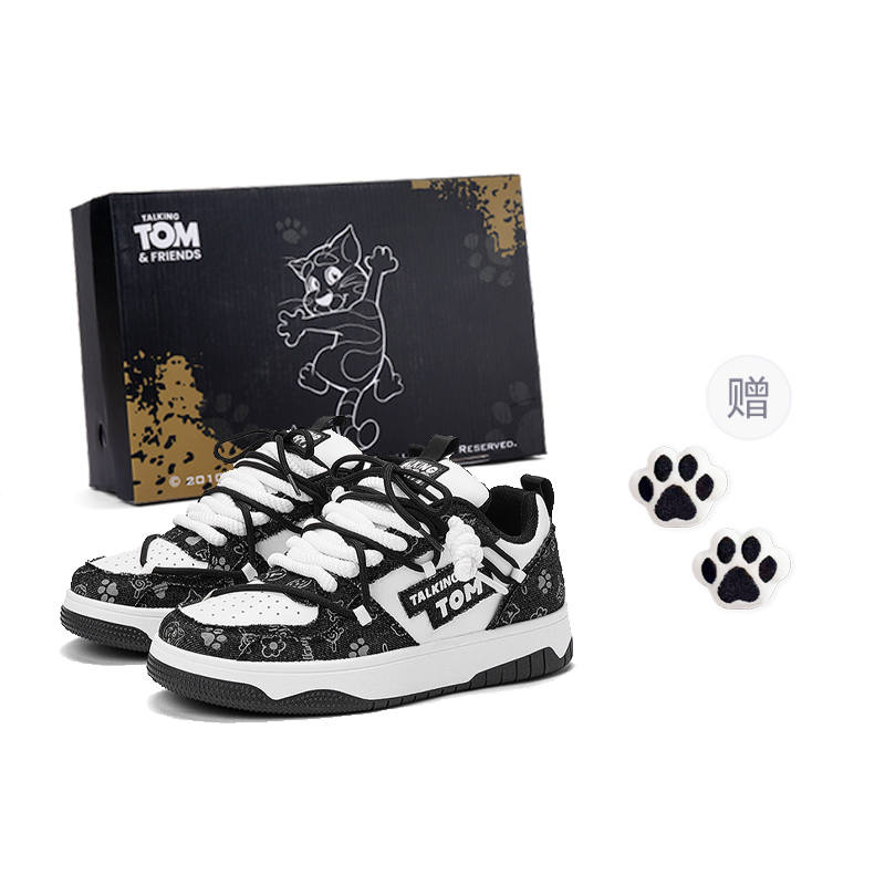 TALKING TOM Fabric Height Increasing Low top Skateboard Shoes Women's