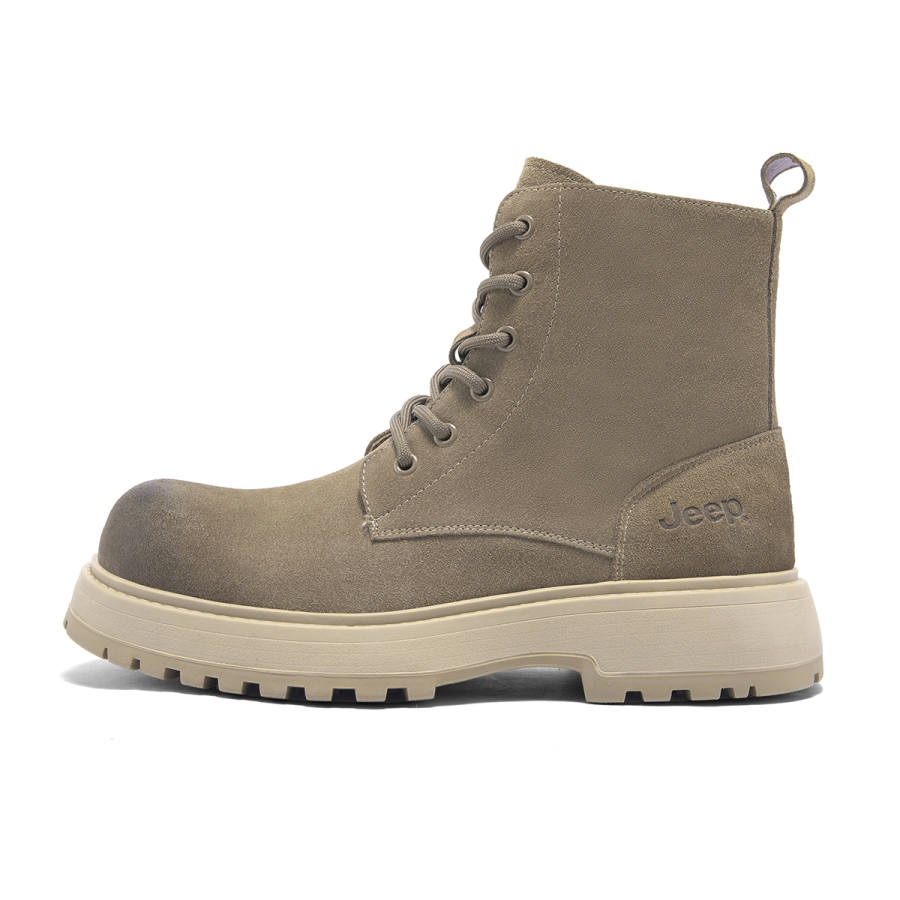 Jeep Jeep Knee High Combat Boots Men's Coffee