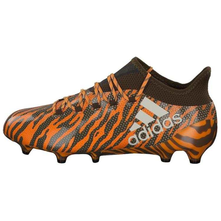 Adidas Adidas Slip Resistant Abrasion Resistant Soccer Shoes Men's Orange Brown